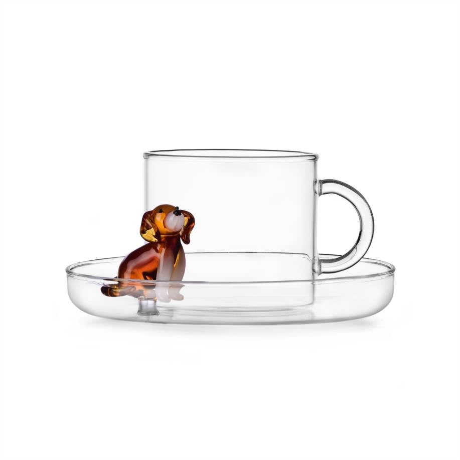 Tazza tè con piattino Golden