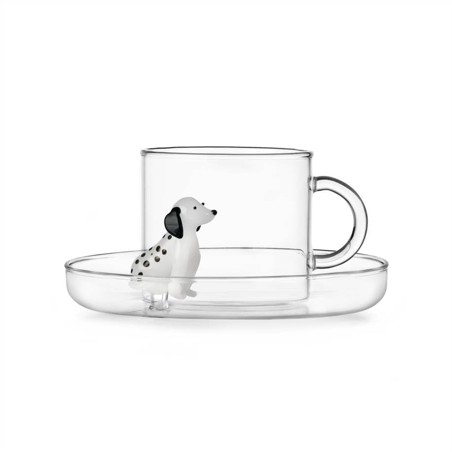 Tazza tè con piattino Dalmata
