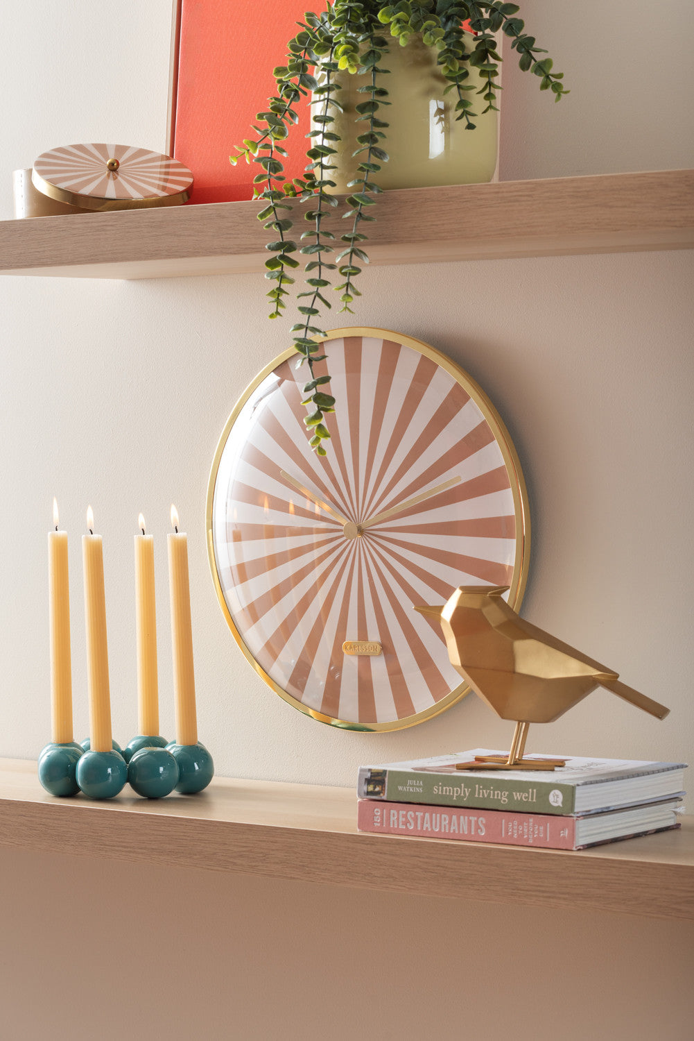 Orologio da parete Candy Swirl Dome