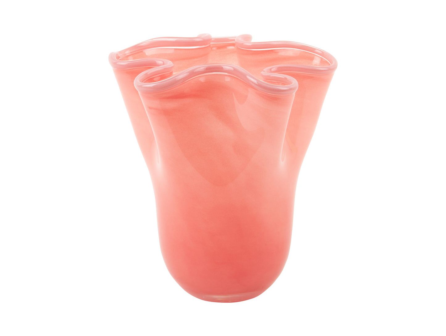 Vaso Ruffles Medio Rosa