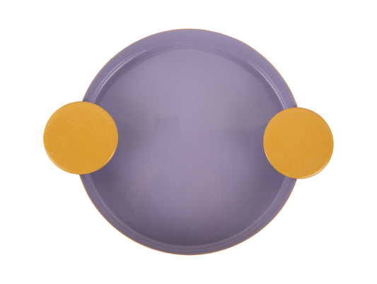 Vassoio doppio Funky medio Giallo Viola