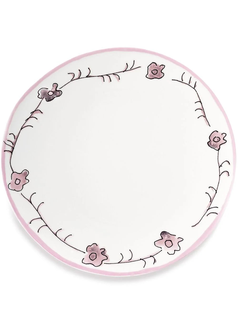 Set 2 Piatti Piani 'MIDNIGHT FLOWERS'
