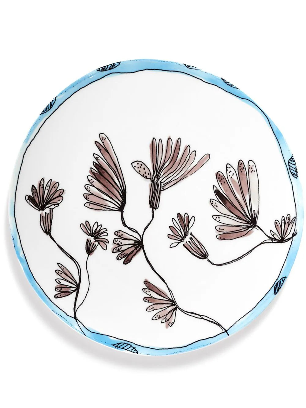 Piatto da Portata 'MIDNIGHT FLOWERS'