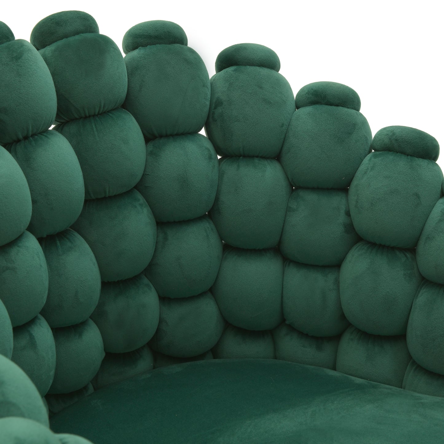 Sedia Verde In Velluto