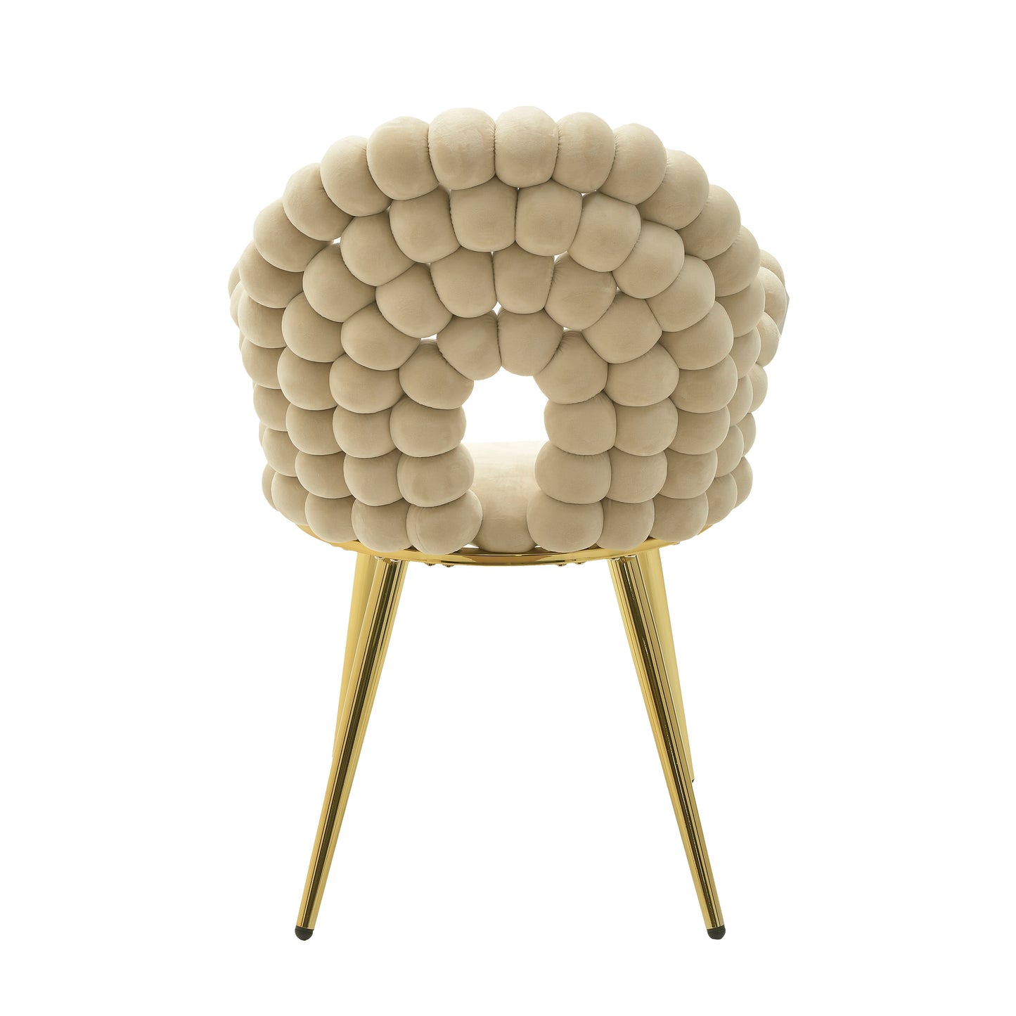 Sedia Crema in Velluto