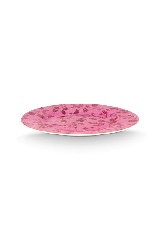 Set 6 Piatti da pasticceria Jolie Flowers Rosa 17cm