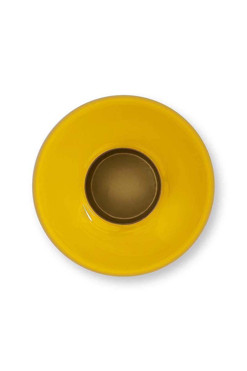 Vaso in metallo giallo 32cm