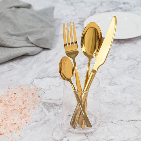 Set 24 Posate Cut - Oro Lucido