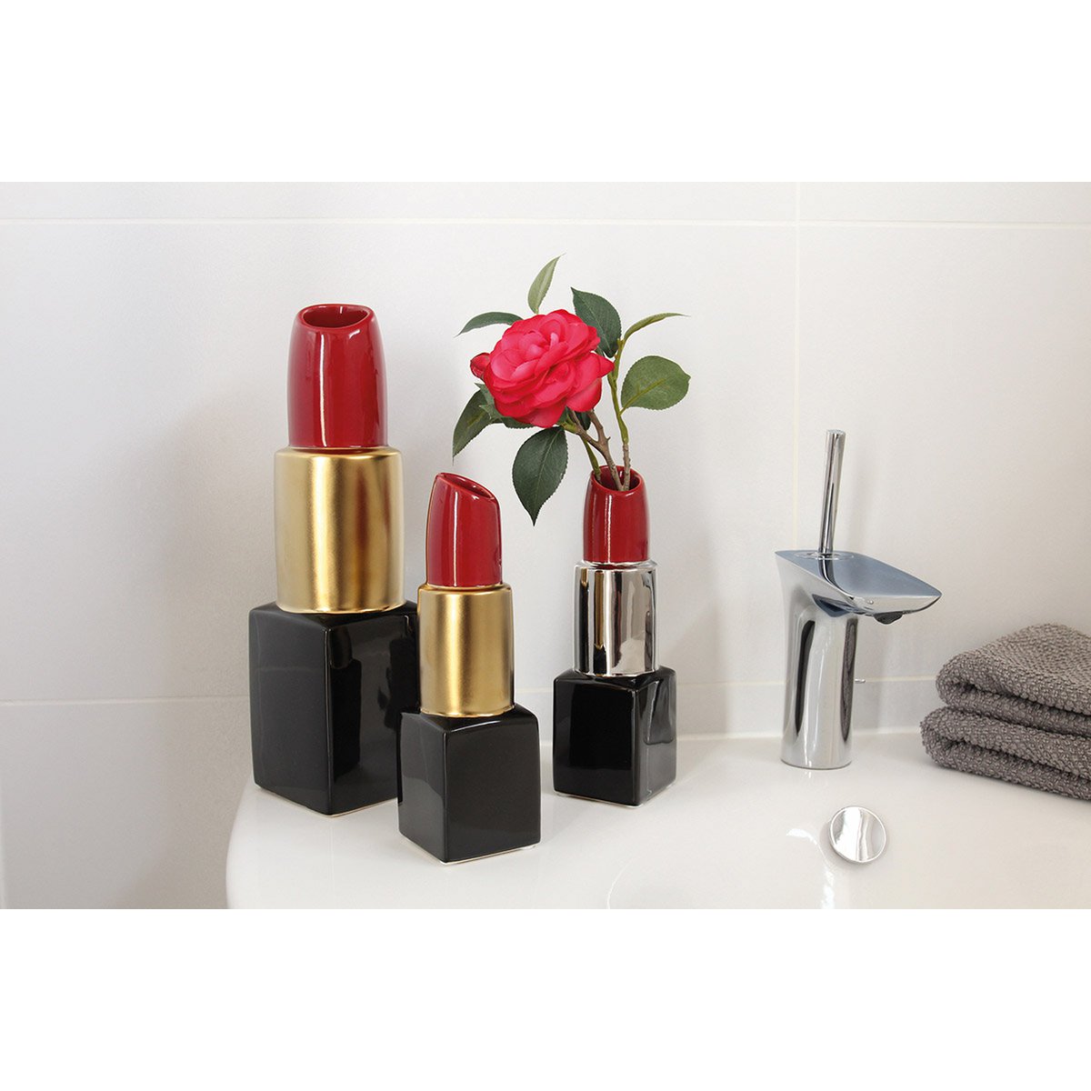 Rossetto vaso in ceramica "Milano"