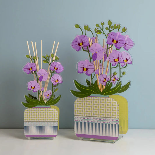 Profumatore Livinia Grande Orchidea VIOLA