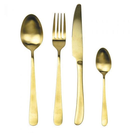Set 24 posate Oro Opaco
