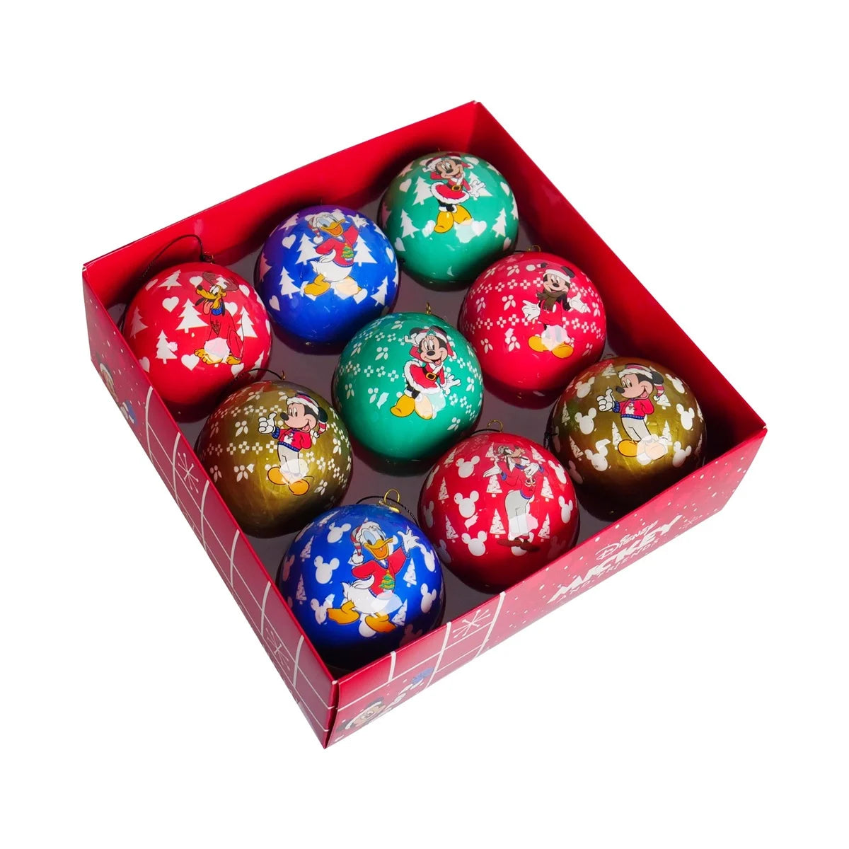 Christmas Inspirations box 9 palline natalizie Topolino e Friends