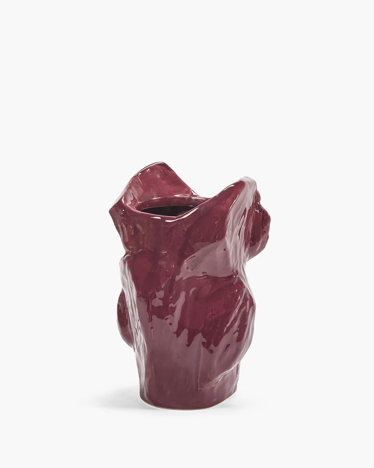 Vaso Gufo S aubergine After Midnight