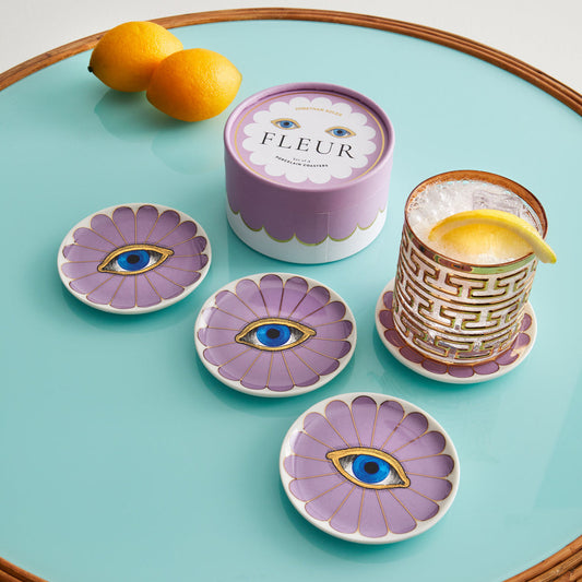 Set 4 Sottobicchieri Eyes