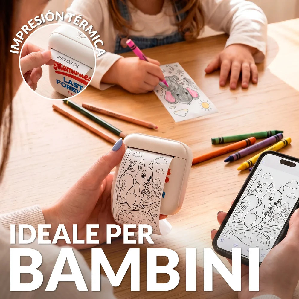 Mini stampante "Memories last forever"