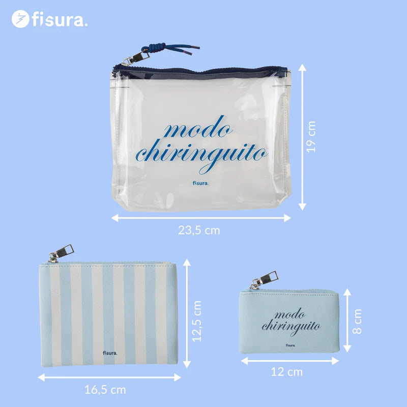 Beauty case triplo “Modo chiringuito”