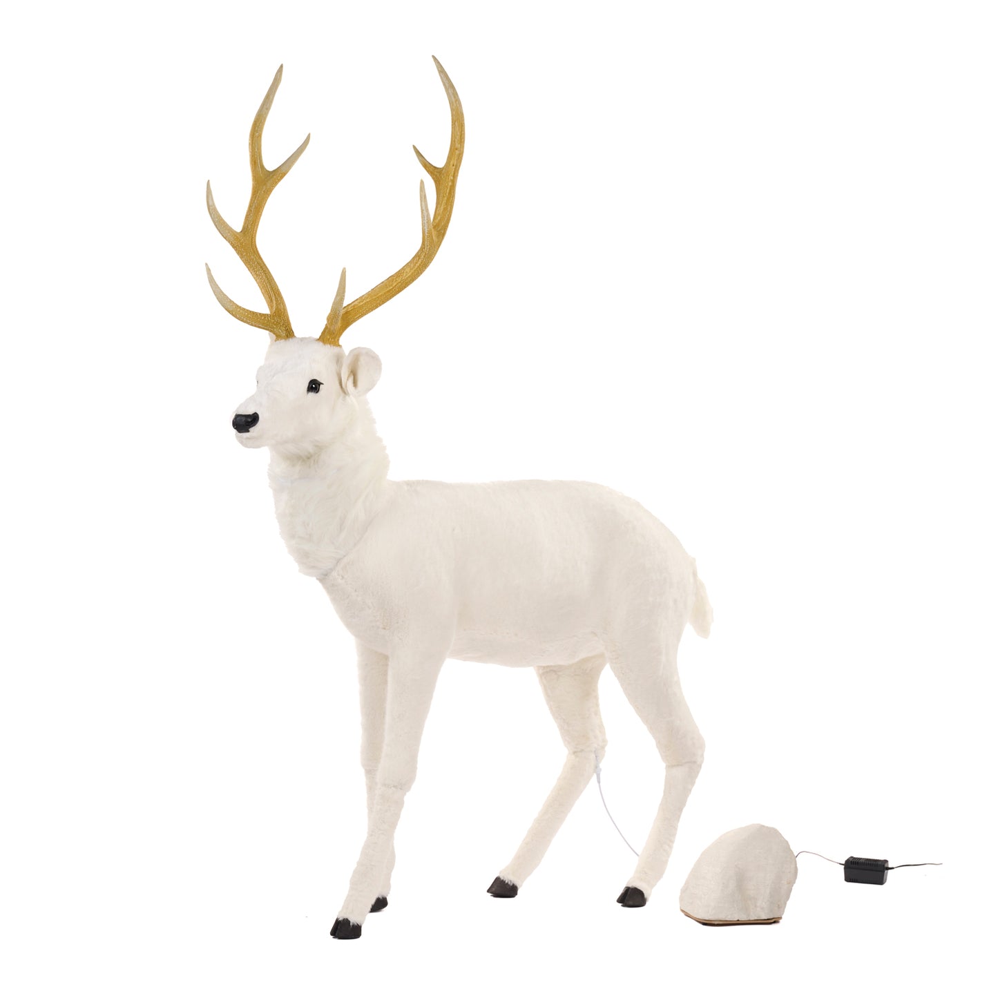 Cervo natalizio di peluche