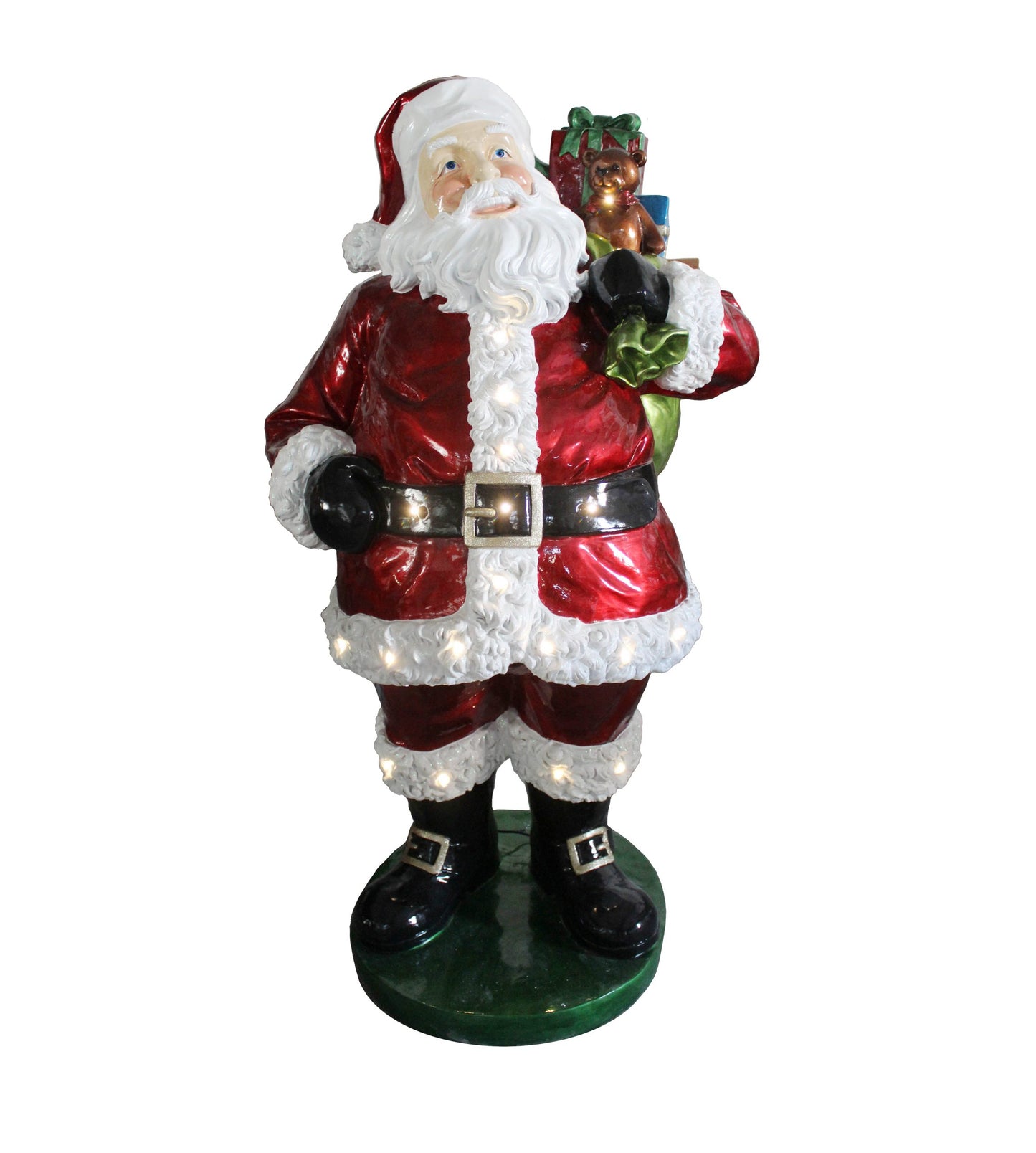 BABBO NATALE CON LUCE E MUSICA