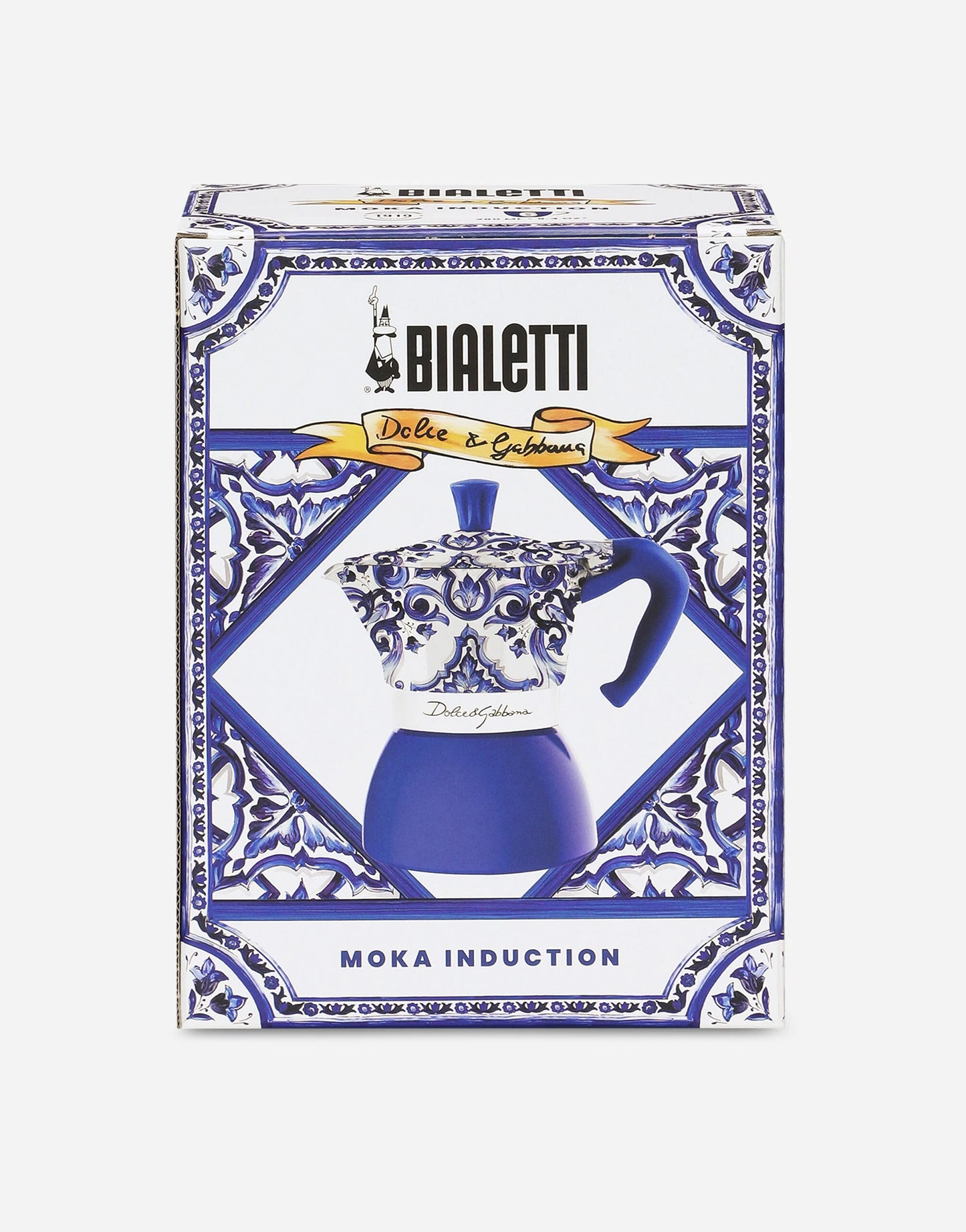 Bialetti Moka Express 3 Tazze Dolce & Gabbana Blu Mediterraneo