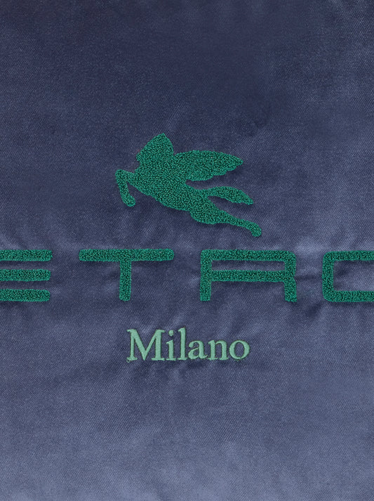 CUSCINO IN LINO MILANO BLU