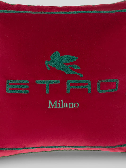 CUSCINO IN LINO MILANO ROSSO