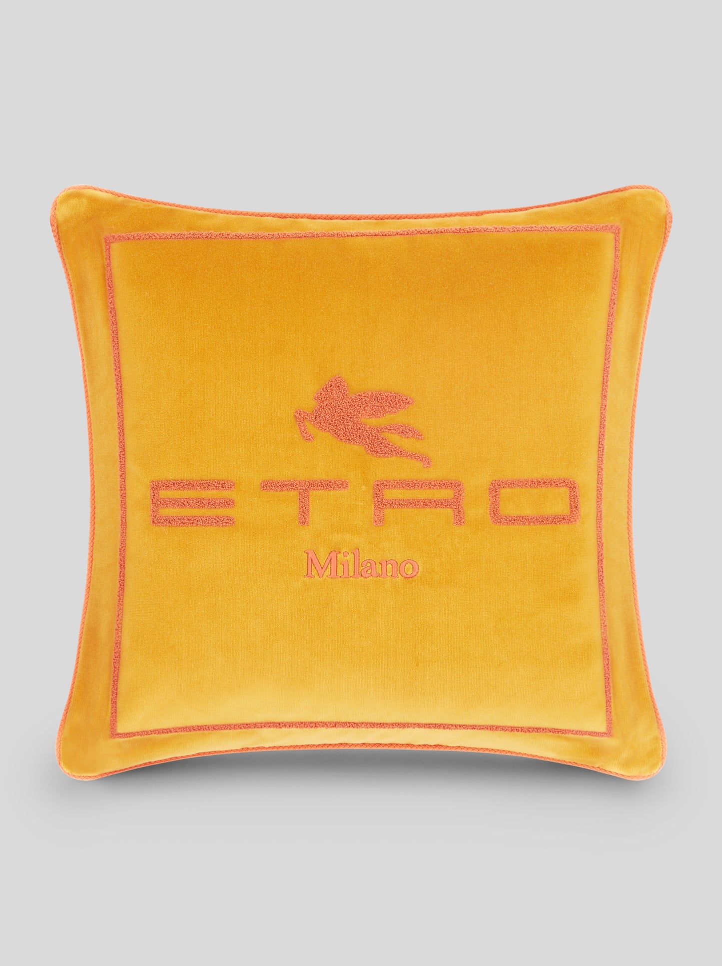 CUSCINO IN LINO MILANO ARANCIONE