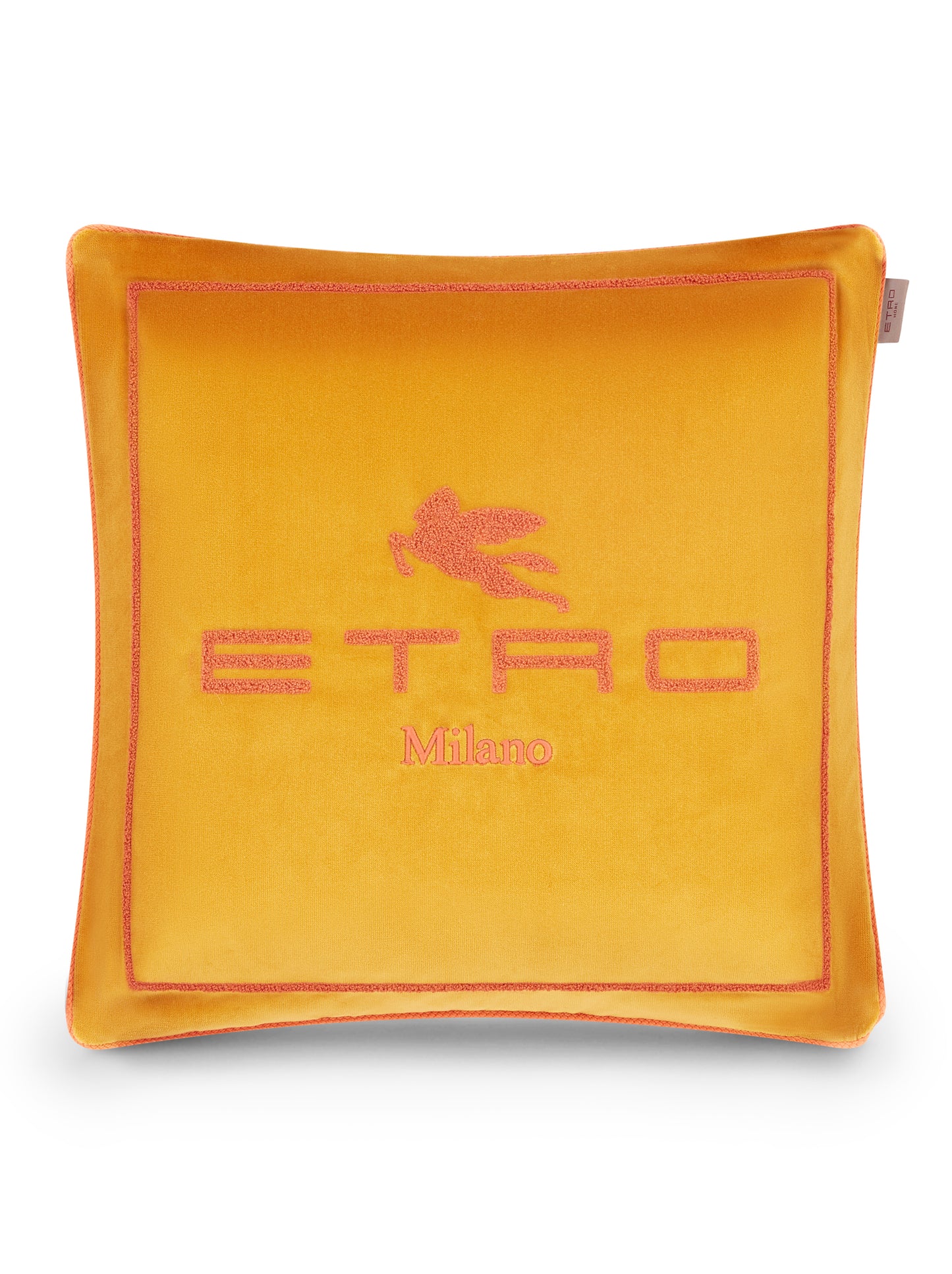 CUSCINO IN LINO MILANO ARANCIONE