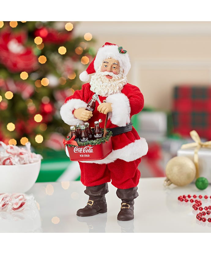 Babbo Natale stappa Coca Cola