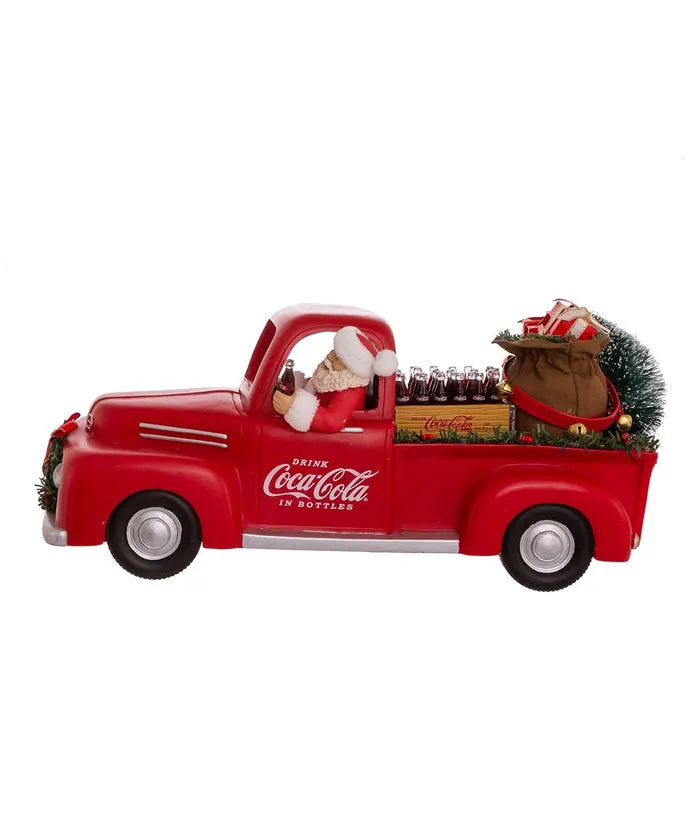 Babbo Natale Con Furgone Albero E Regali