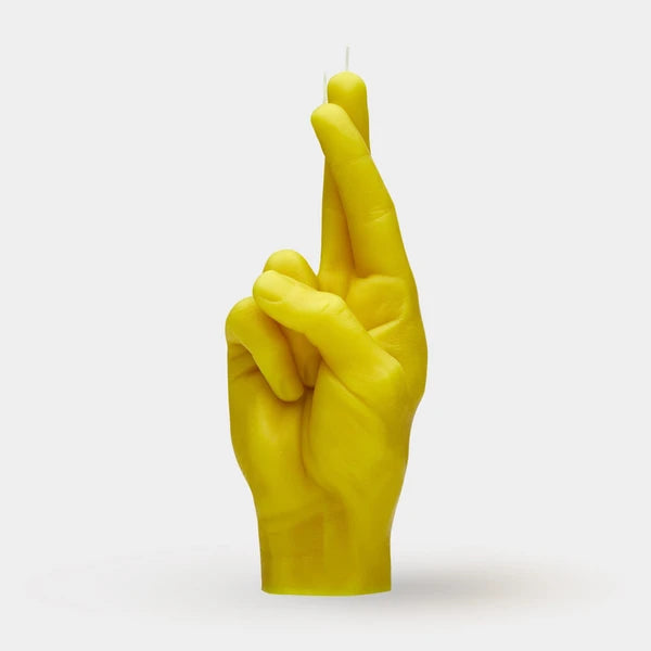 Candele di gesto della mano Dita incrociate