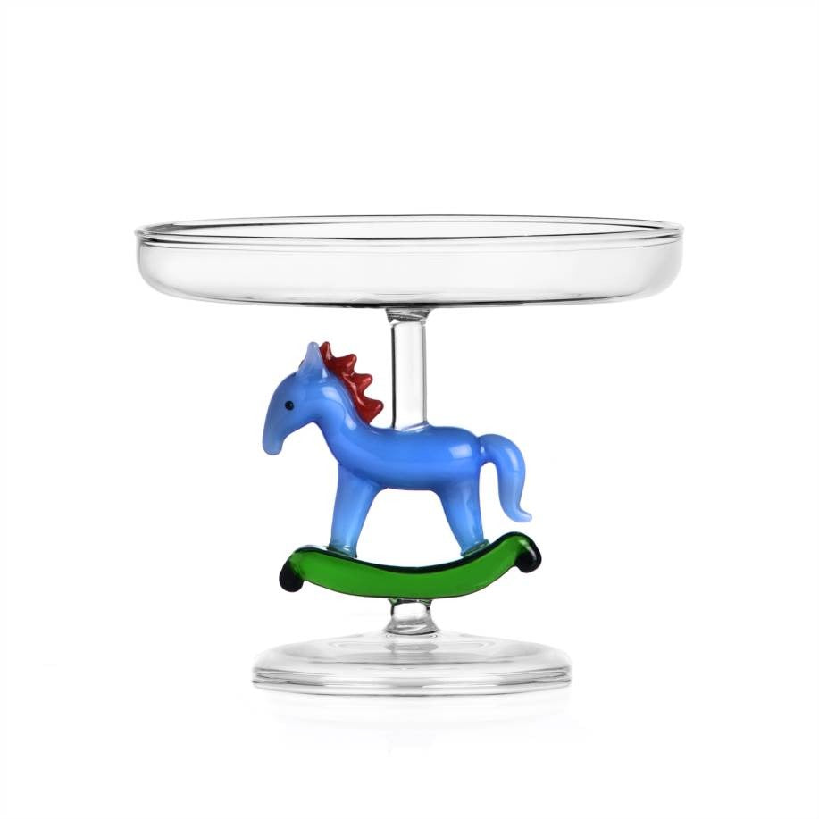 Alzata cavallo a dondolo