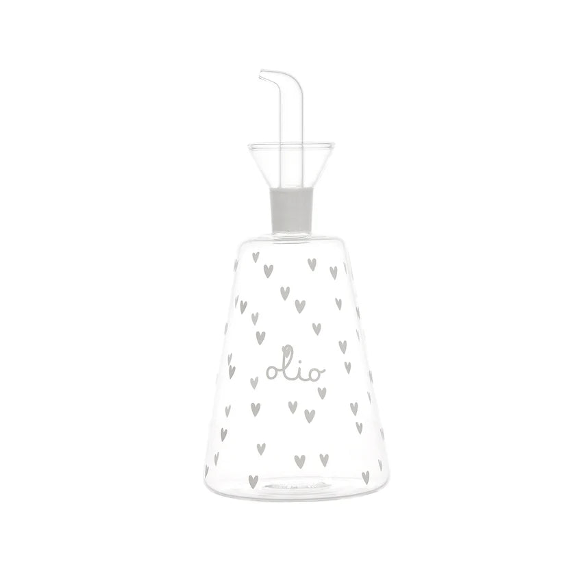 Bottiglia Conica 500 ml Olio Cuori