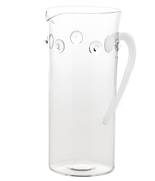 Patèa Caraffa alta vetro borosilicato bianco
