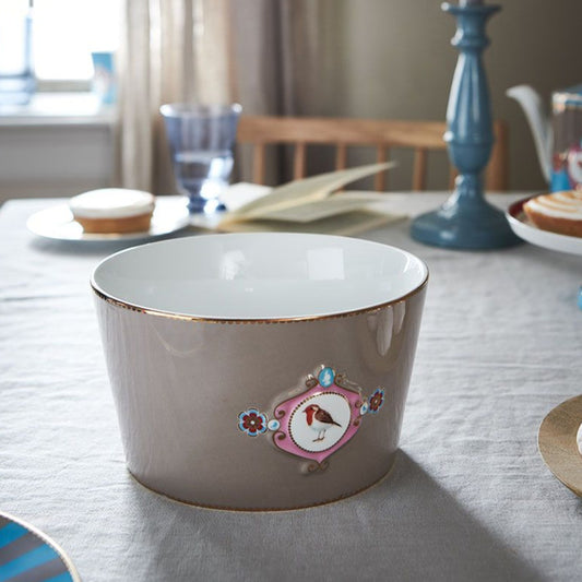 Ciotola Collezione Love Birds Medallion Khaki