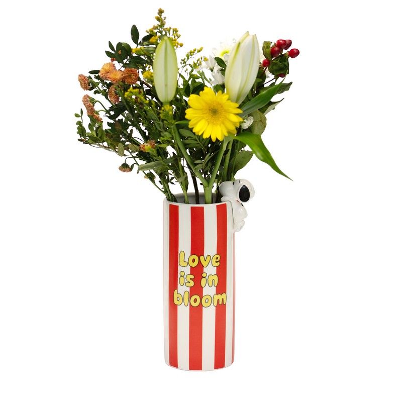 SNOOPY LOVE IS IN BLOOM RED