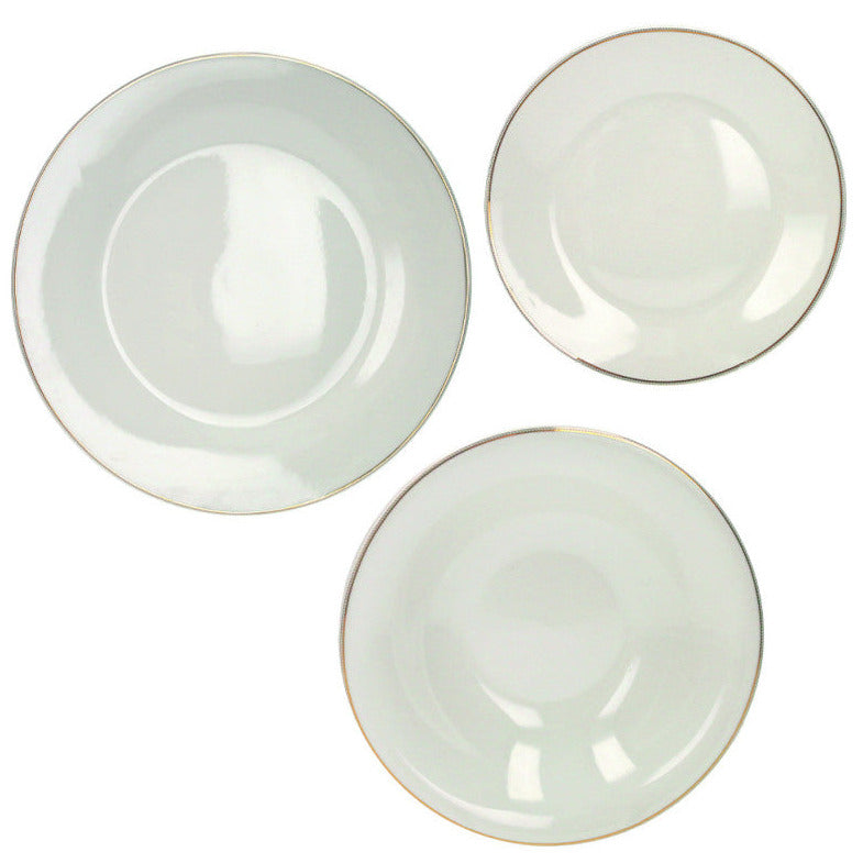 Servizio Tavola 18 Pezzi Punto Oro