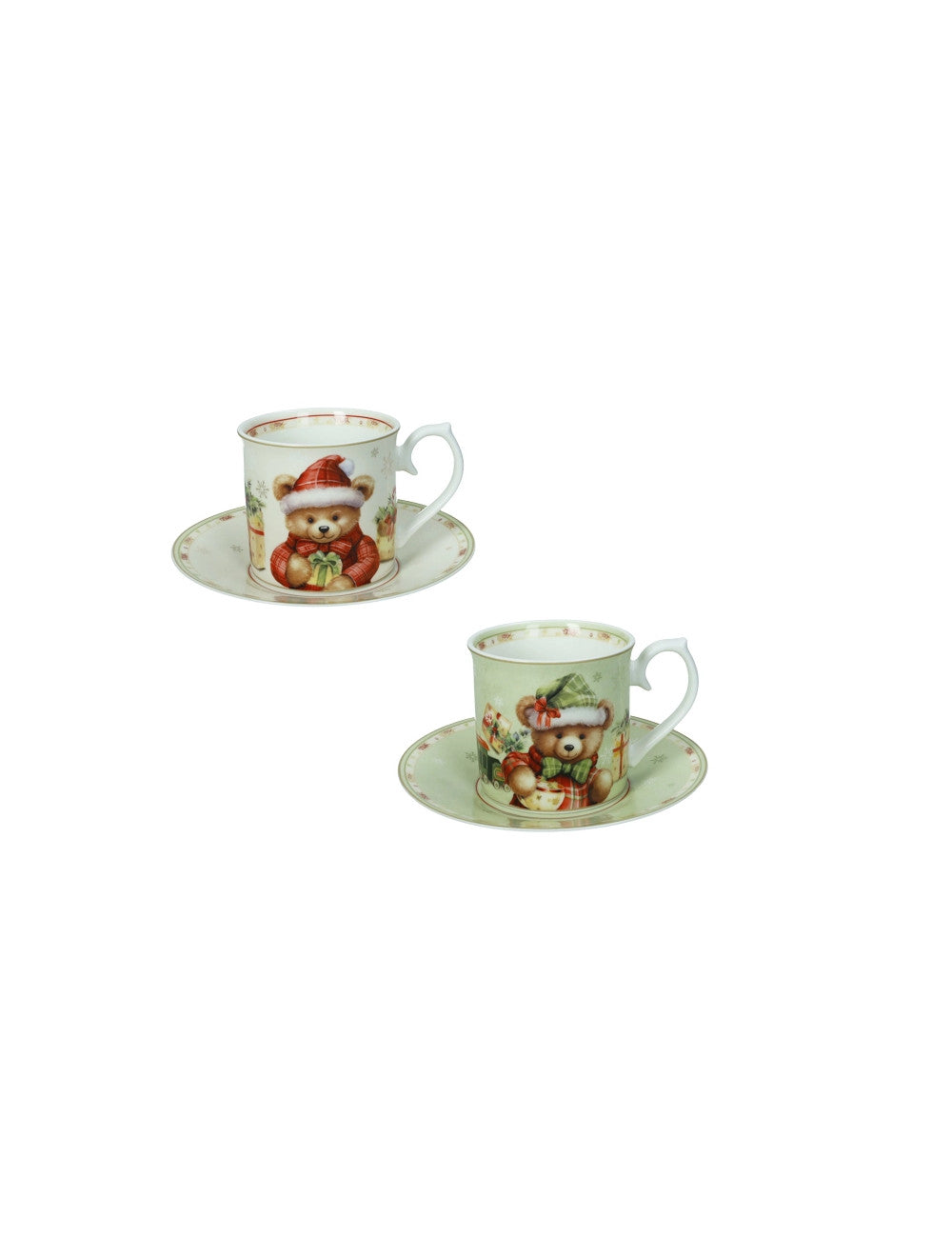 TAZZA COCCOLE SET 2 PZ NEW BONE CHINA