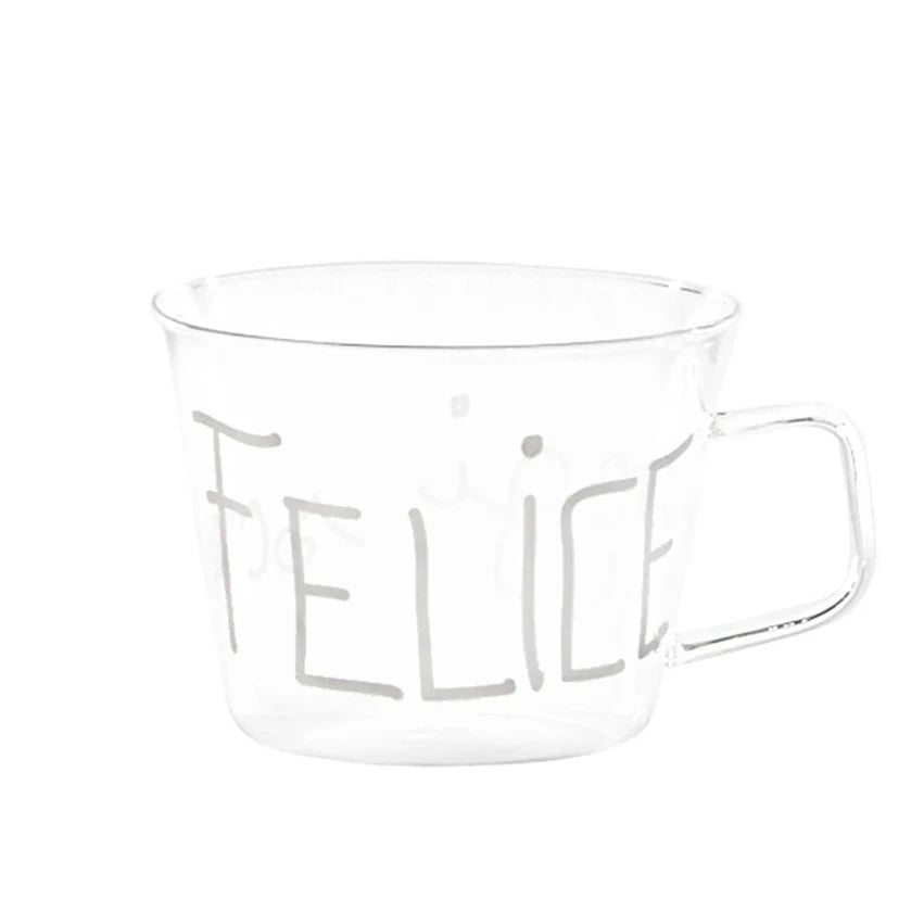Set 2 tazze colazione Oggi Sono Felice
