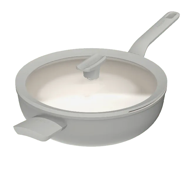 Wok con coperchio antiaderente Balance Moonmist 32cm