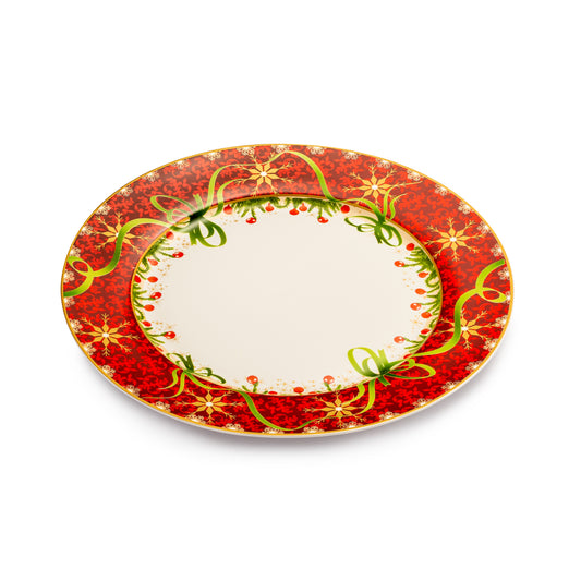 Servizio di Piatti Natalizio da 18 Pezzi