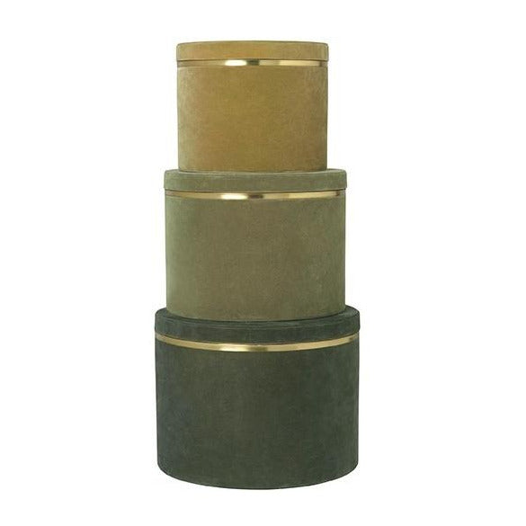 Set 3 Box in Ferro Verde