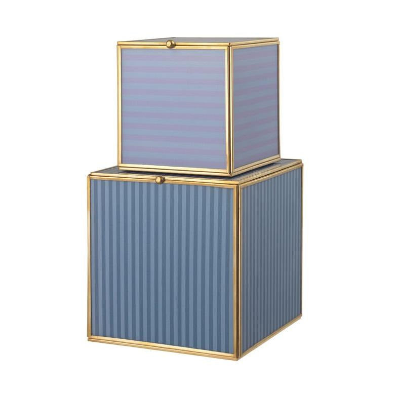 Set di 2 Box in Vetro