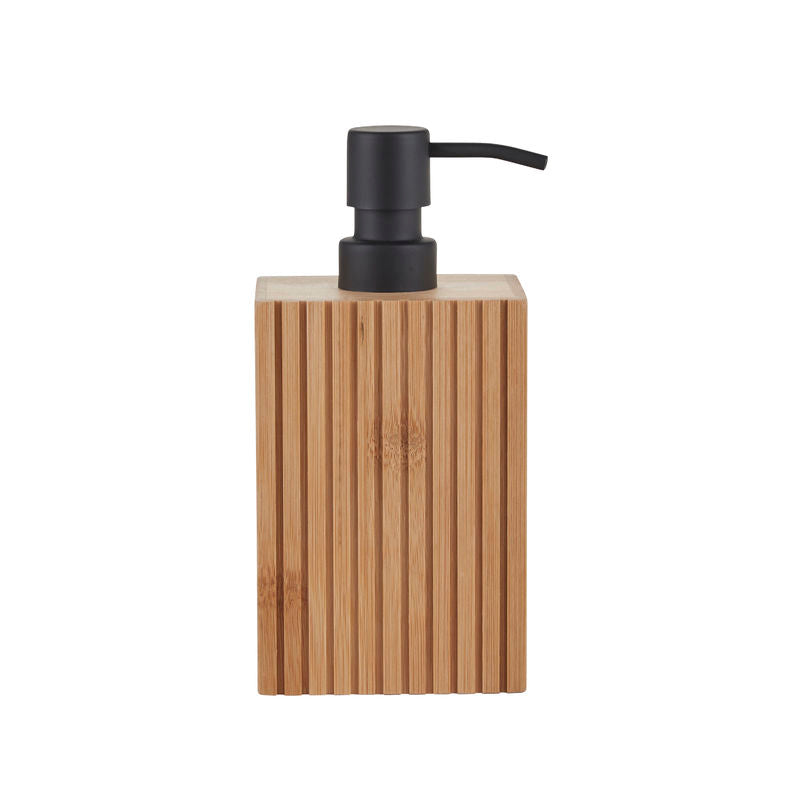 Dispenser e Portaspazzolino Bamboo Drill