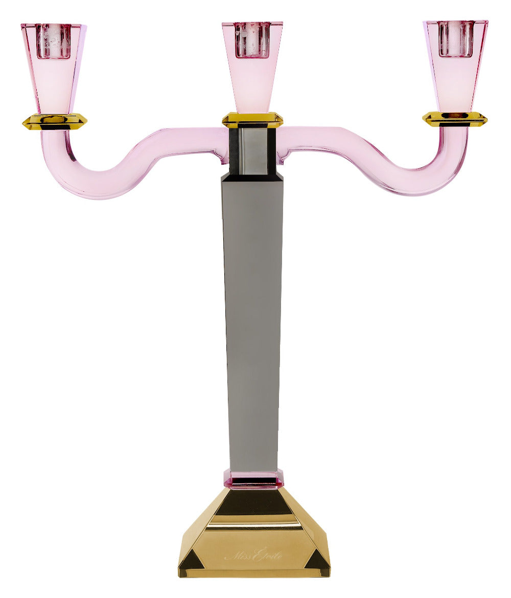 Candeliere Crystal Tre Braccia