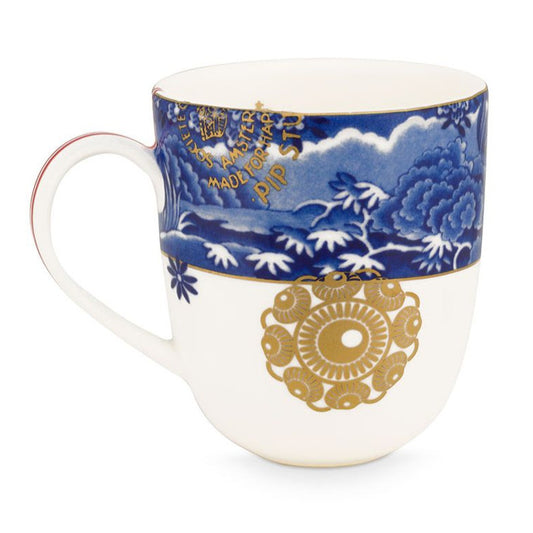 Set 2 Mug Heritage Border Blu