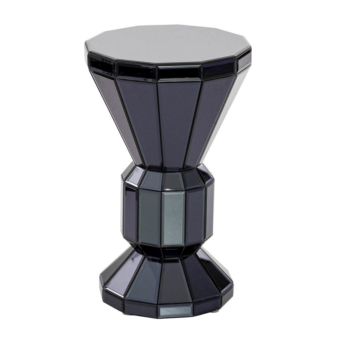 Tavolino di Vetro Kansas Grigio