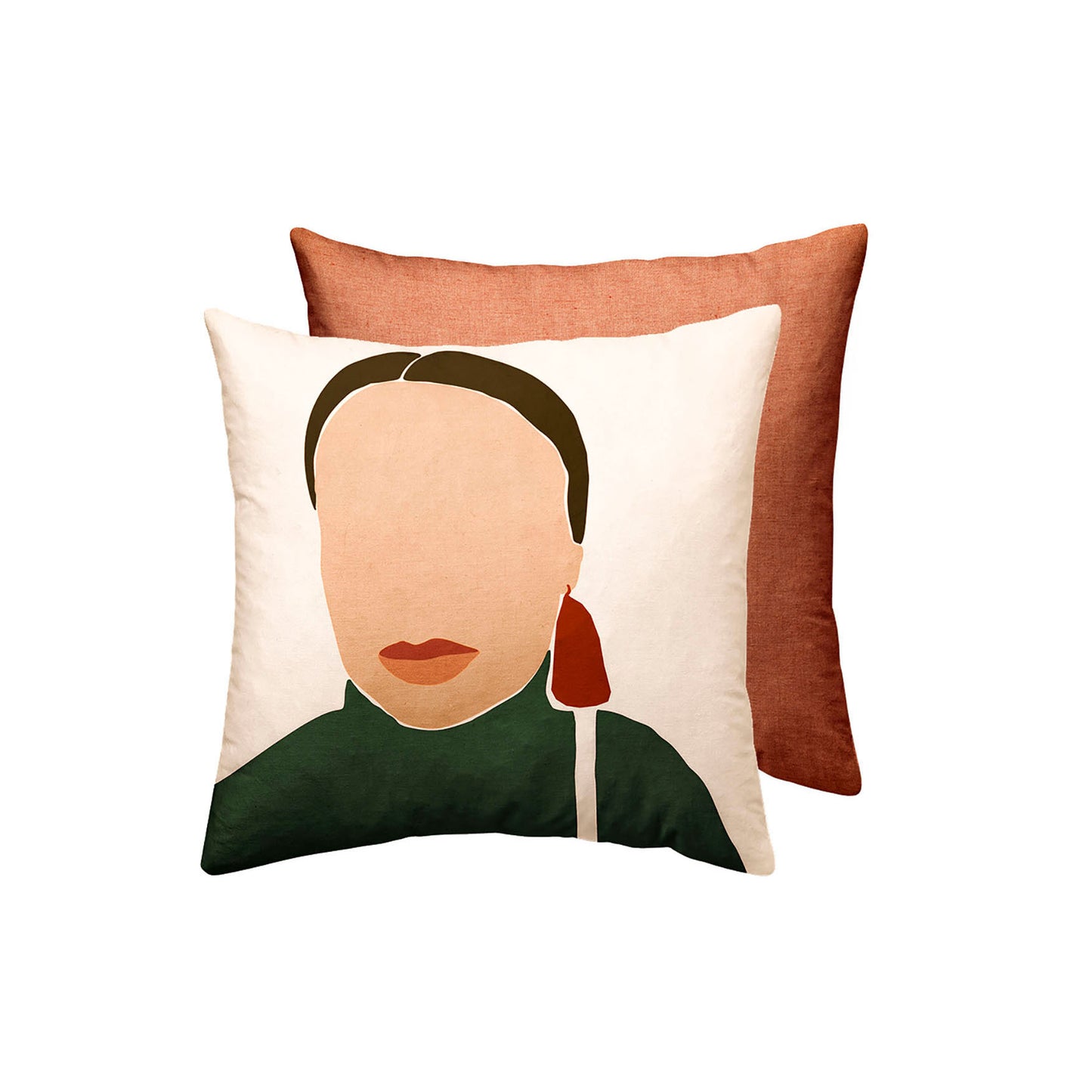 Cuscino "Jacquard/Velvet Woman"