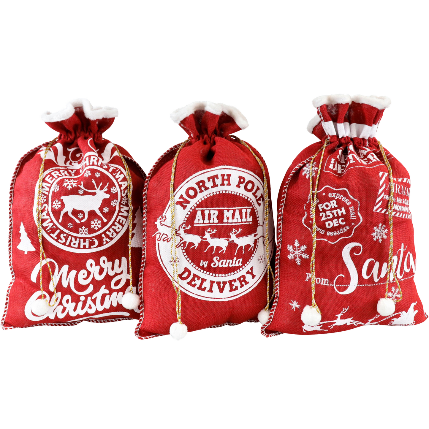 Set 3 Sacchi di Natale