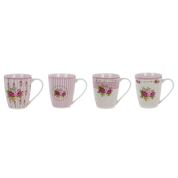 Set 4 Mug Rose