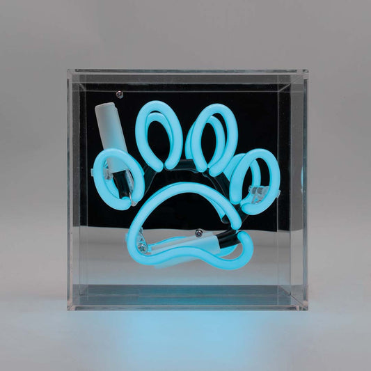 'Paw Mini' Glass Neon